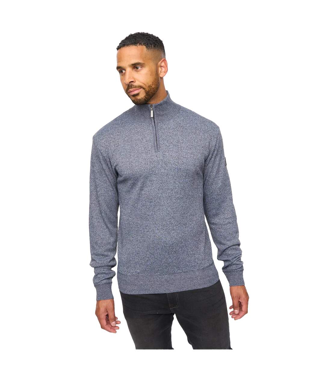 Pull Delloway Homme Charbon Chiné Bewley & Ritch-2