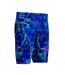 Mens Fastskin Hyperspark Mosaic Jammer Shorts Blue Pink Speedo-3