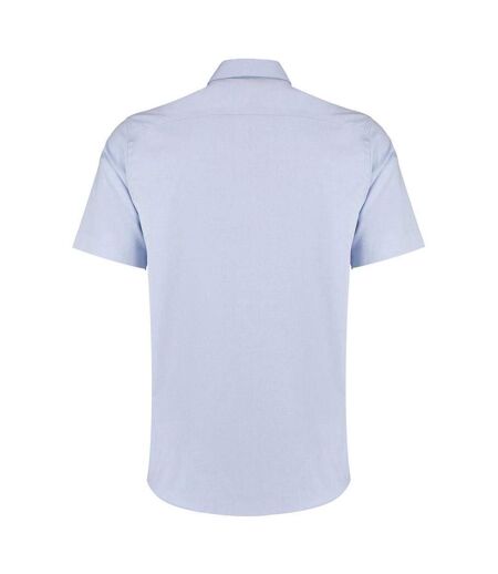 Chemise À Manches Courtes Homme Bleu Clair Kustom Kit