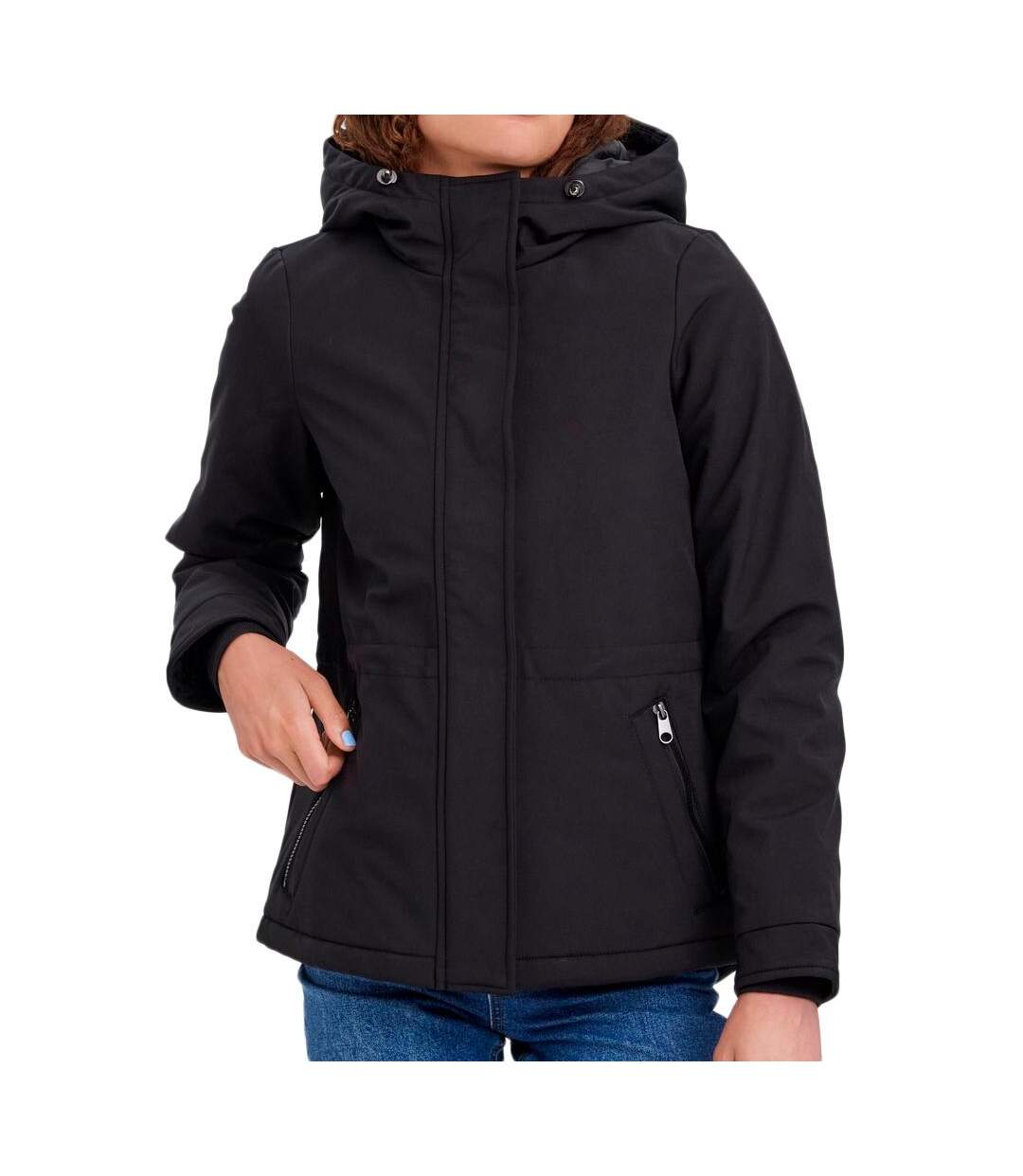 Parka noire femme vero moda 10274295-1