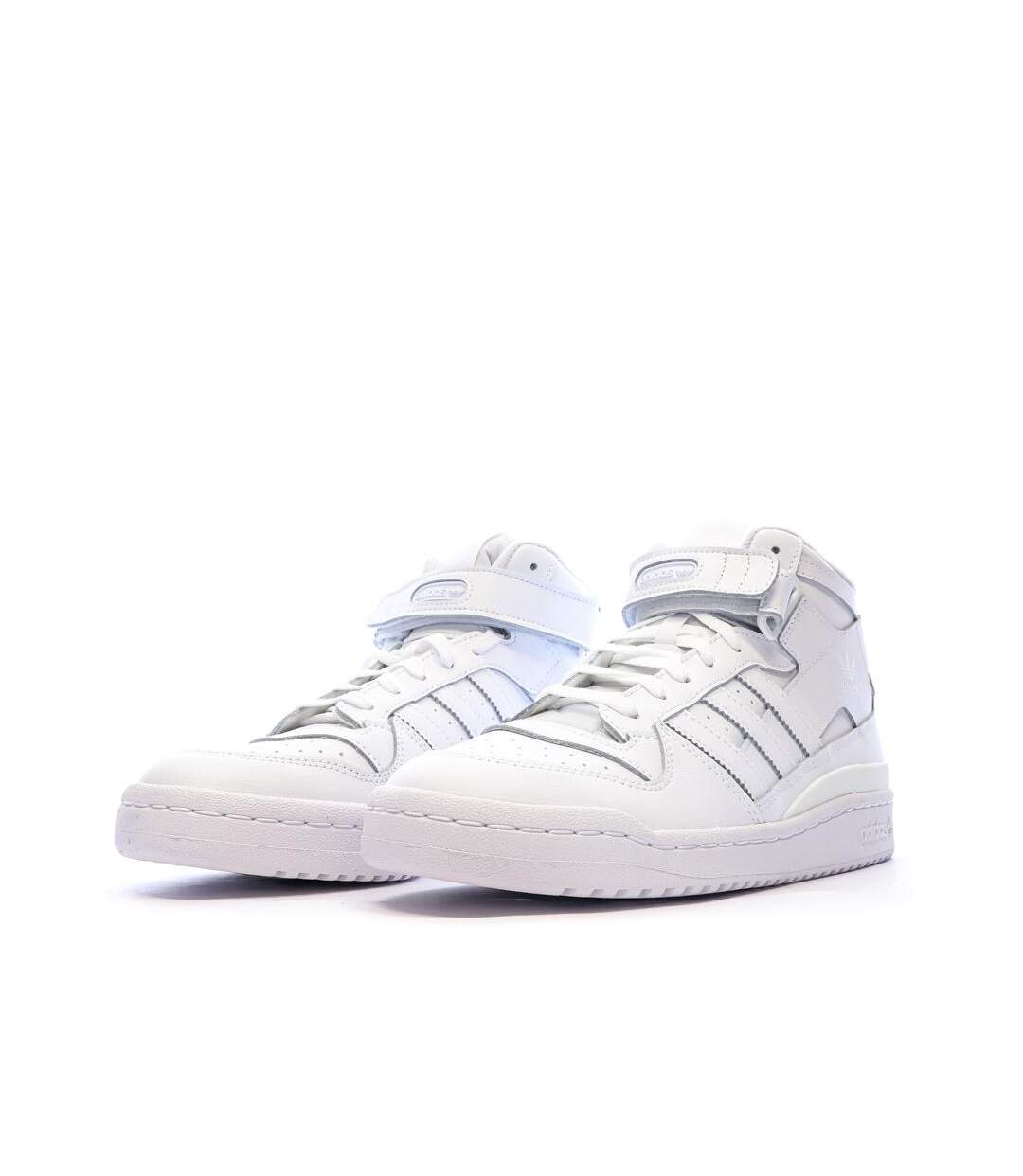 Baskets blanches homme adidas forum fy4975-3