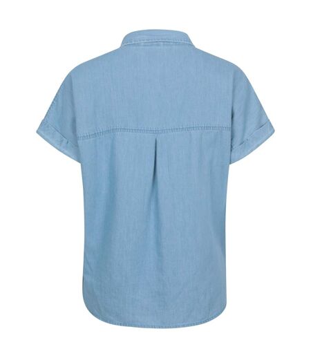 Chemisier Palm Femme Bleu Mountain Warehouse