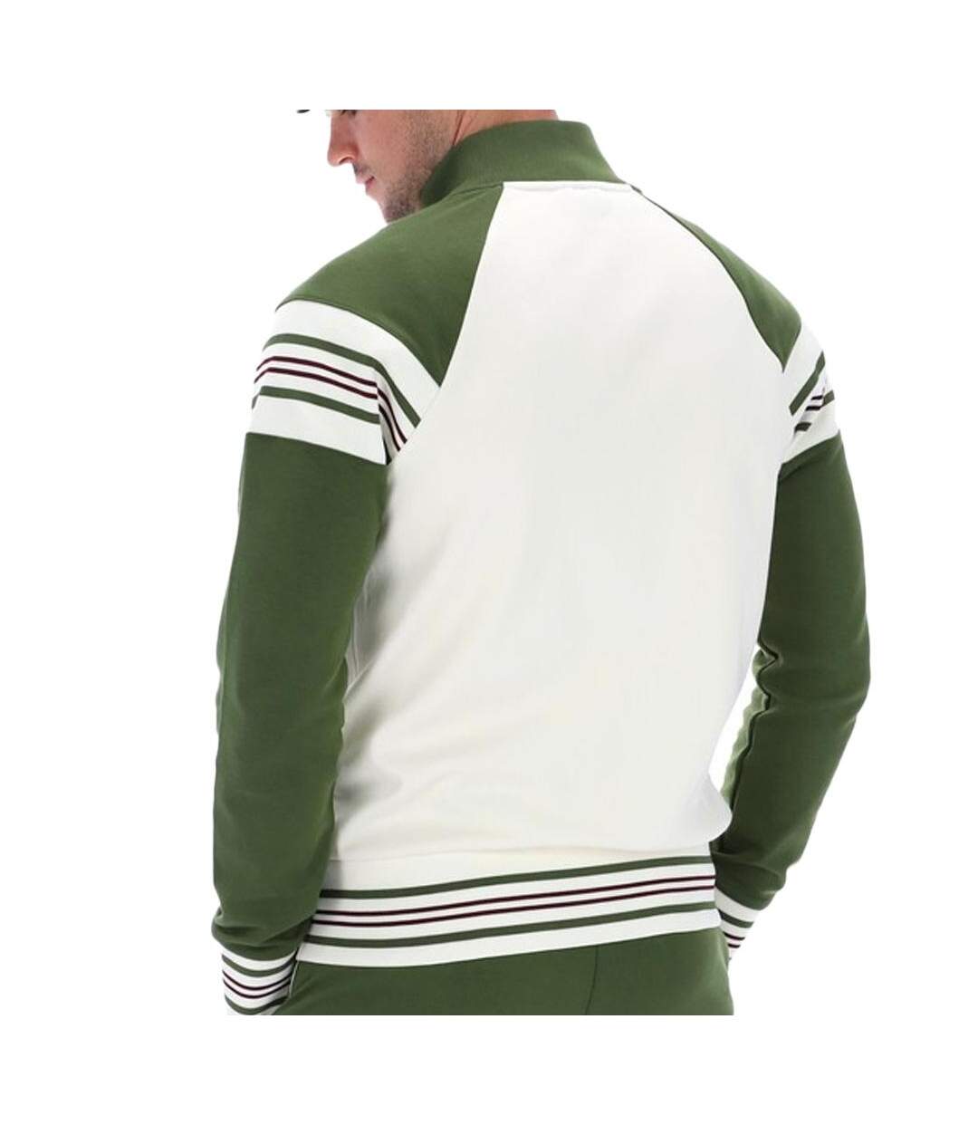 Veste de survêtement blanc/vert homme fila ferarra - l-2