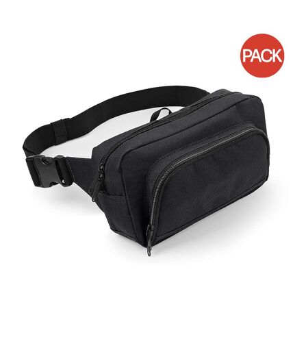 Paquet De 2  Sac Banane 2.5 Litres Homme Taille Unique Noir BagBase BagBase