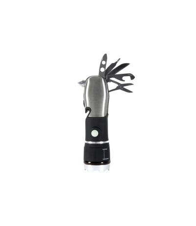 Lampe Torche Multifonction 8 en 1 17cm Noir