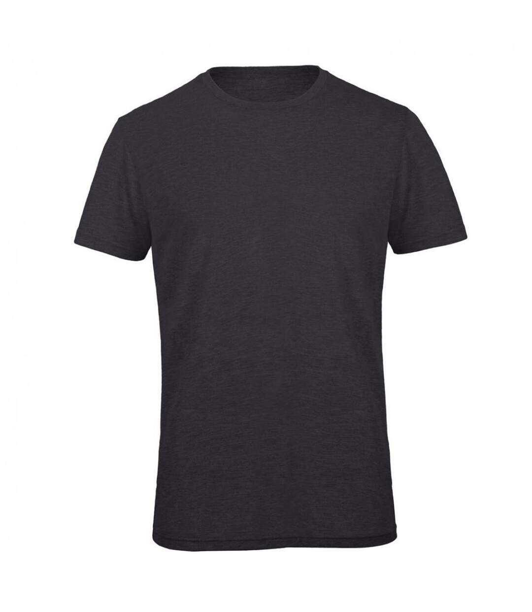 T-shirt Triblend À Manches Courtes Gris Foncé Chiné B&C Mens Favourite-1
