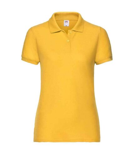 Polo manches courtes femme tournesol Fruit of the Loom