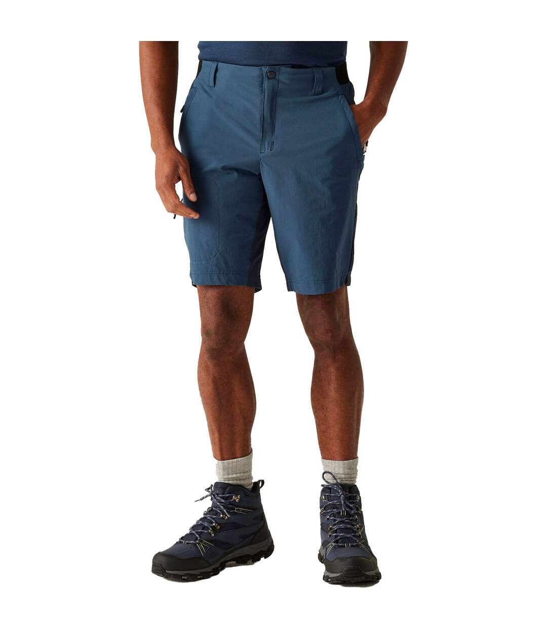 Short De Marche Eldes Homme Bleu Sarcelle Foncé Bleu Marine Regatta-1