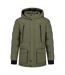 Parka Motif/style Uni Homme Vert Kaki Minoti-2
