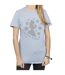 Disney Princess Womens/Ladies Belle Winter Silhouette Cotton Boyfriend T-Shirt (Sports Grey)