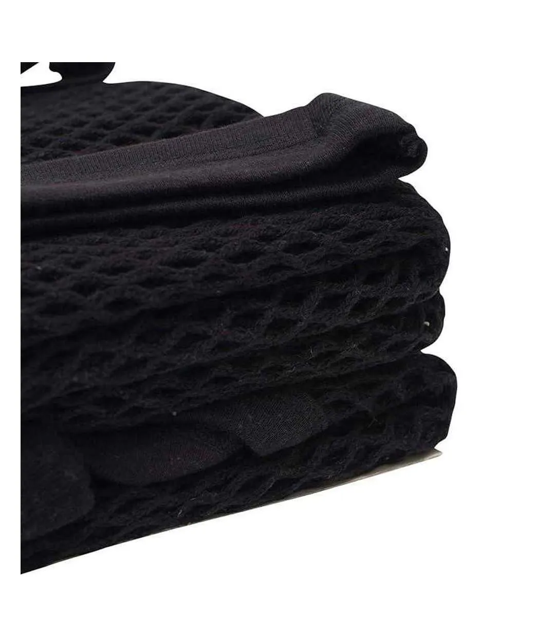 Pack Of 4  Mens String Vest Top  Black Keanu-3