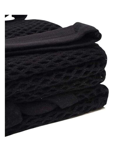 Pack Of 4  Mens String Vest Top  Black Keanu