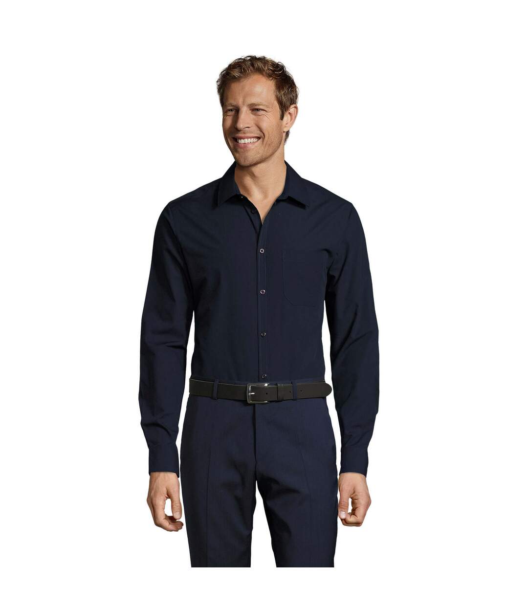 Chemise Baltimore Homme Bleu Foncé SOLS-1