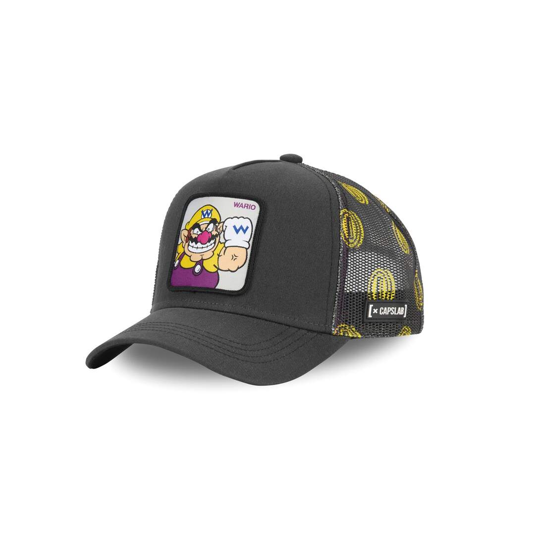 Casquette Trucker Super Mario Wario Capslab-1