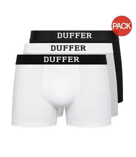 Pack of 3  Mens classic boxer shorts  multicoloured Duffer