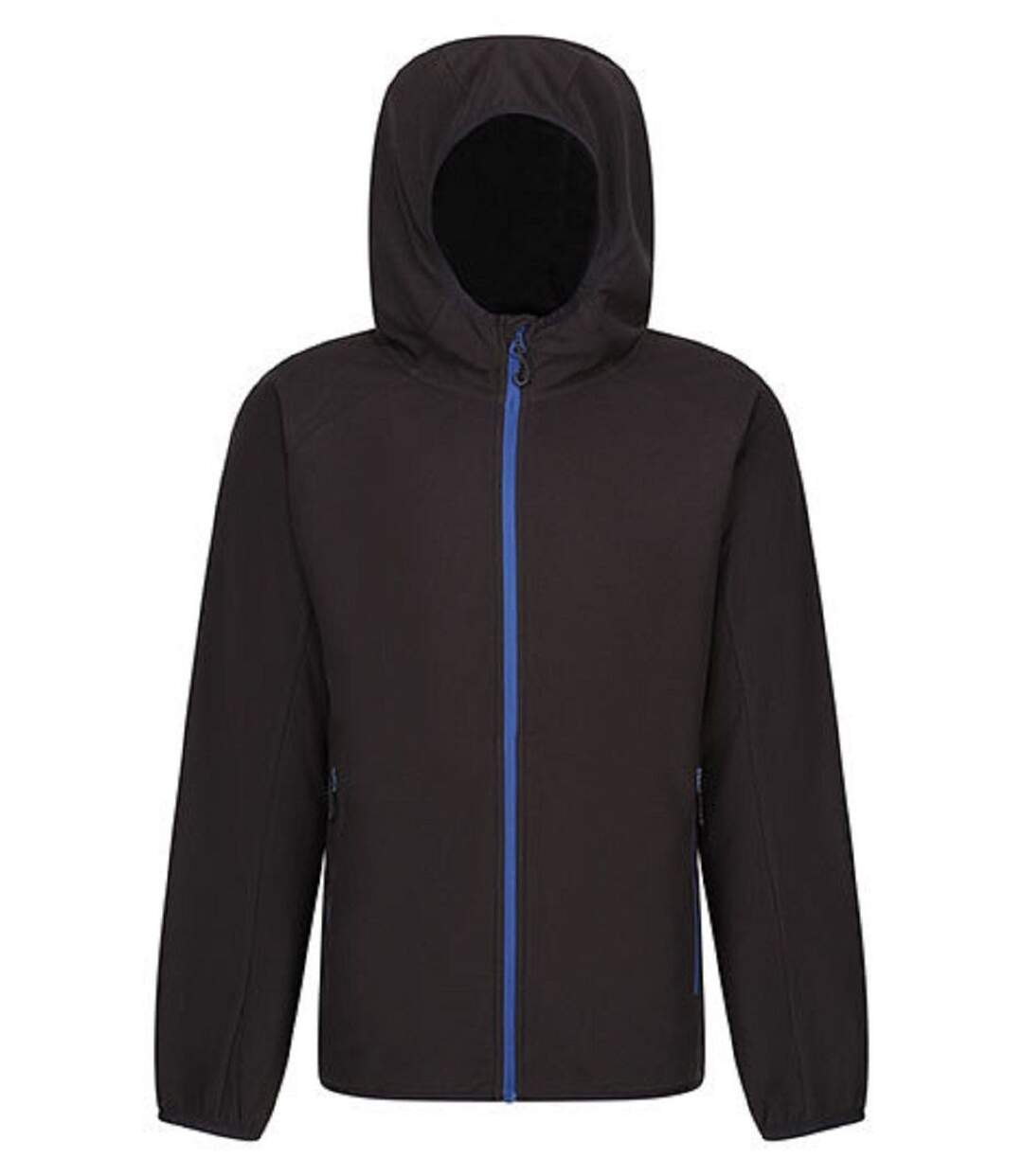 Veste polaire à capuche - Homme - TRF690 - noir et bleu roi-2