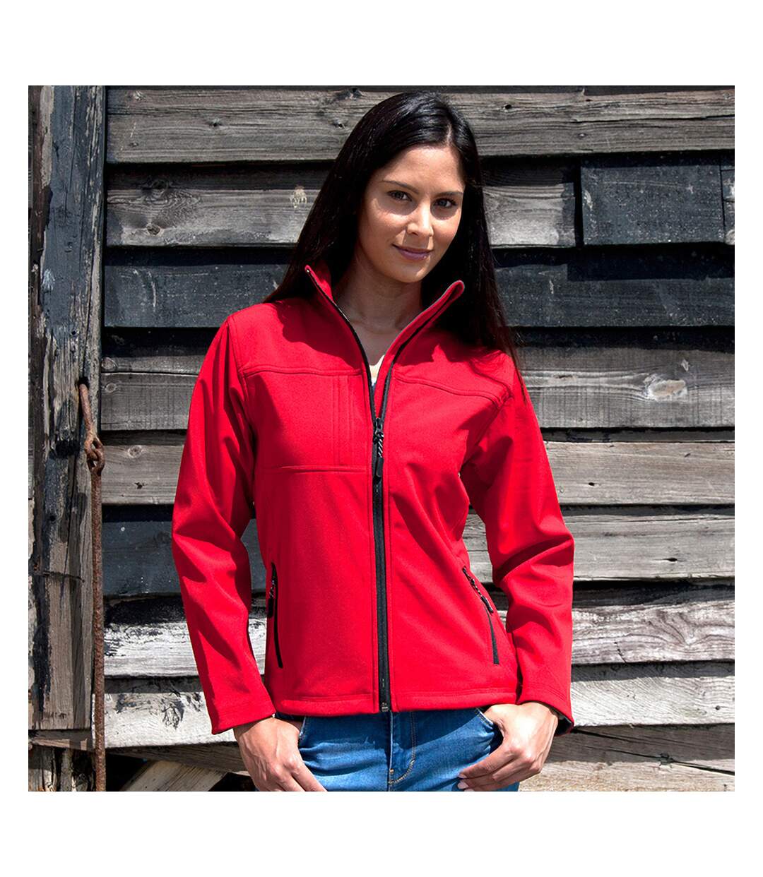 Result Womens Softshell Performance Jacket (Red)