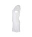 Robe t-shirt femme blanc Skinni Fit-3