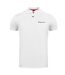 Polo Motif/style Petit Logo Homme Blanc Ozoshi-1