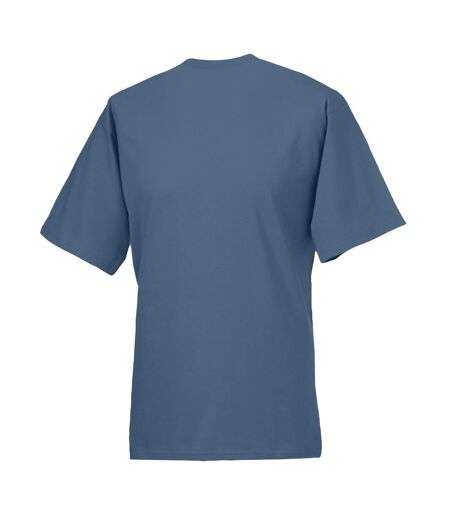 Jerzees Colours Mens Classic Short Sleeve T-shirt Indigo Blue Russell