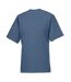 Jerzees Colours Mens Classic Short Sleeve T-shirt Indigo Blue Russell-2