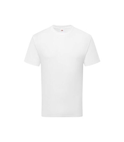 T-shirt unisexe en coton pour adultes blanc Fruit of the Loom