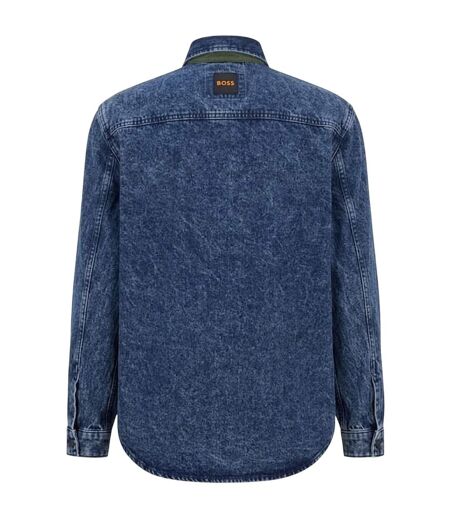 Veste En Jean Homme Bleu Marine Boss