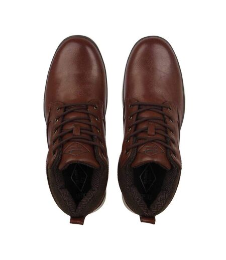 Mens Bury Chukka Boots Brown Lee Cooper
