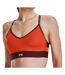 Brassière Orange Femme Under Armour Infinity Low - M