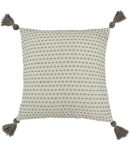 Furn - Housse de coussin EZRA (Gris) (Taille unique) - UTRV1832