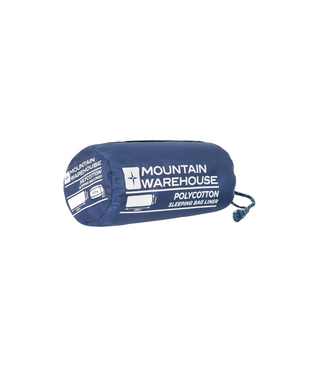 Polycotton sleeping bag liner one size blue Mountain Warehouse-2