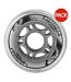 Roues De Patins À Roulettes 72 Mm X 24 Mm Gris Nils Extreme-1