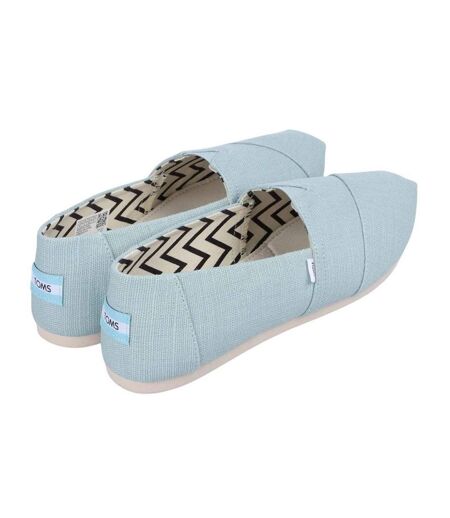 Womens/ladies Alpargata Classic Espadrilles Green Toms