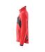 Mens Accelerate Fleece Jacket Traffic Red Black Mascot-3
