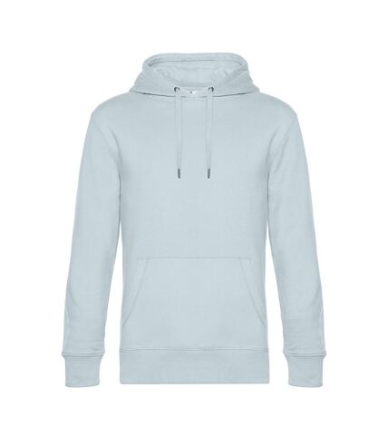 Mens king hoodie sky blue B&C