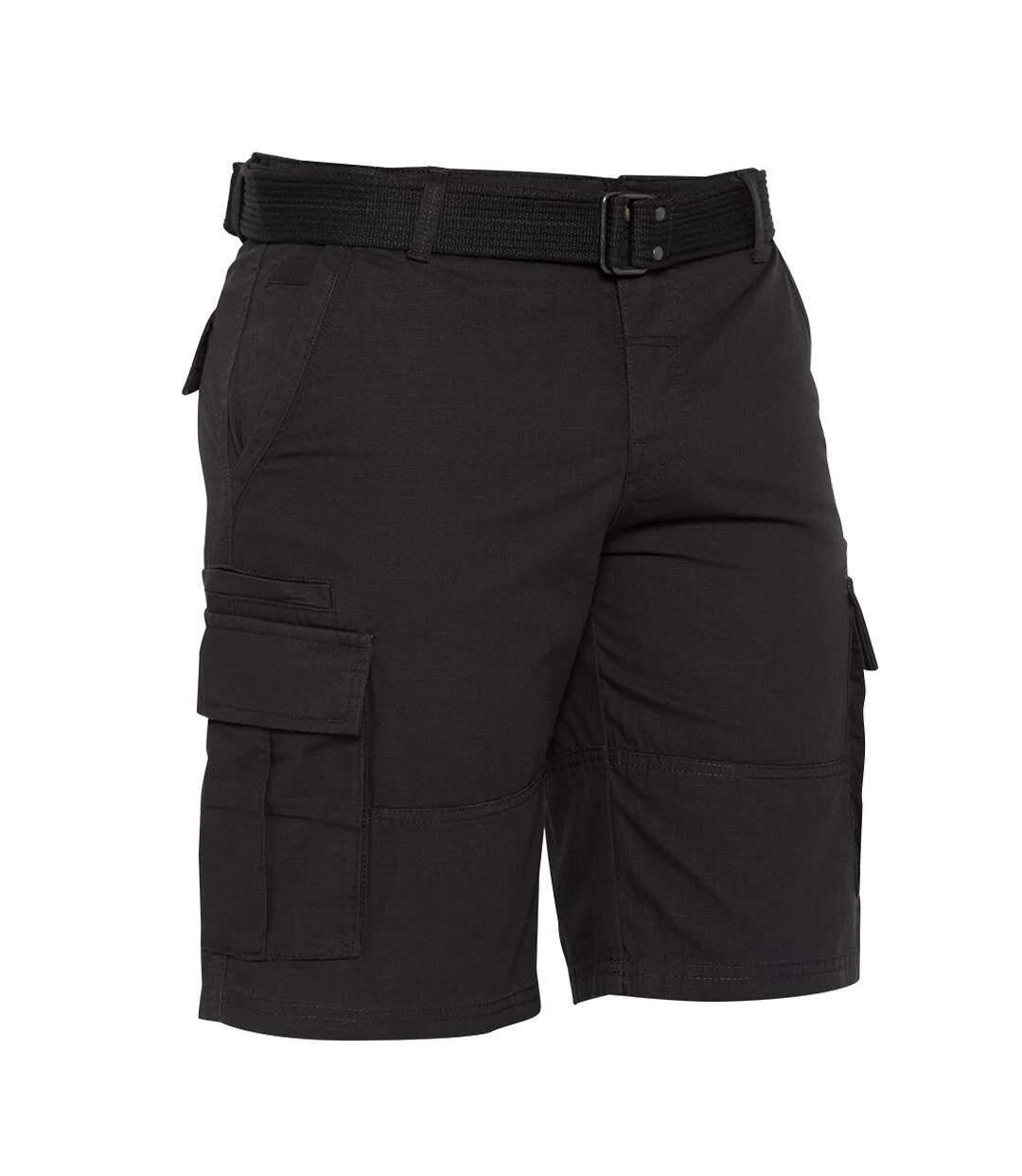 Short noir homme schott trassault-2