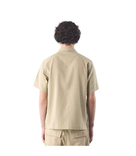 Chemise Manches Courtes Homme Taupe Pretty Green