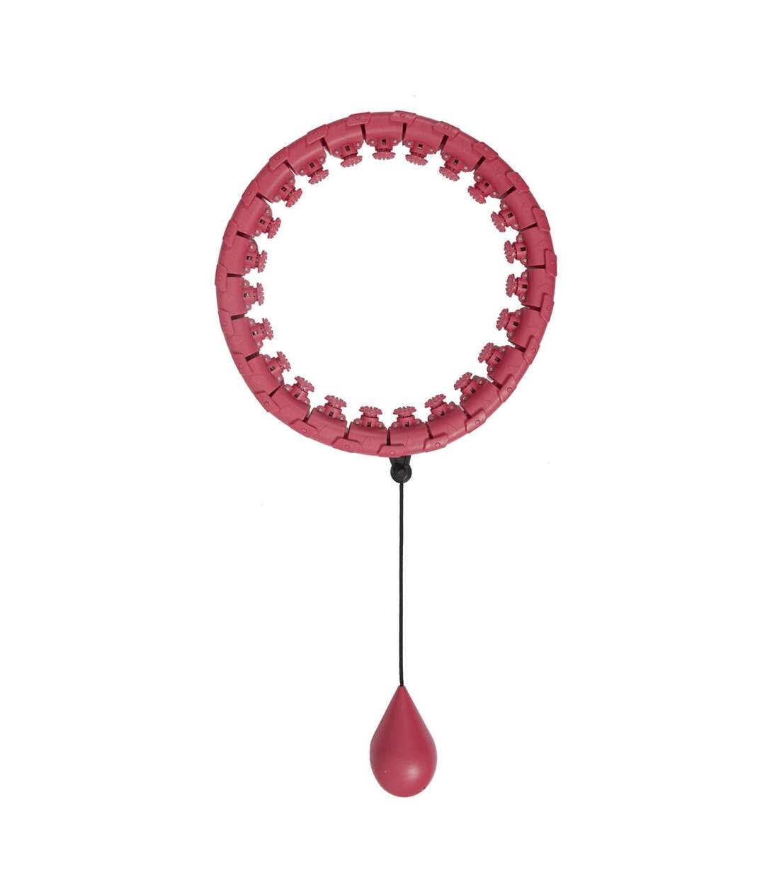 Cerceau de Fitness Réglable 128cm Rose-1
