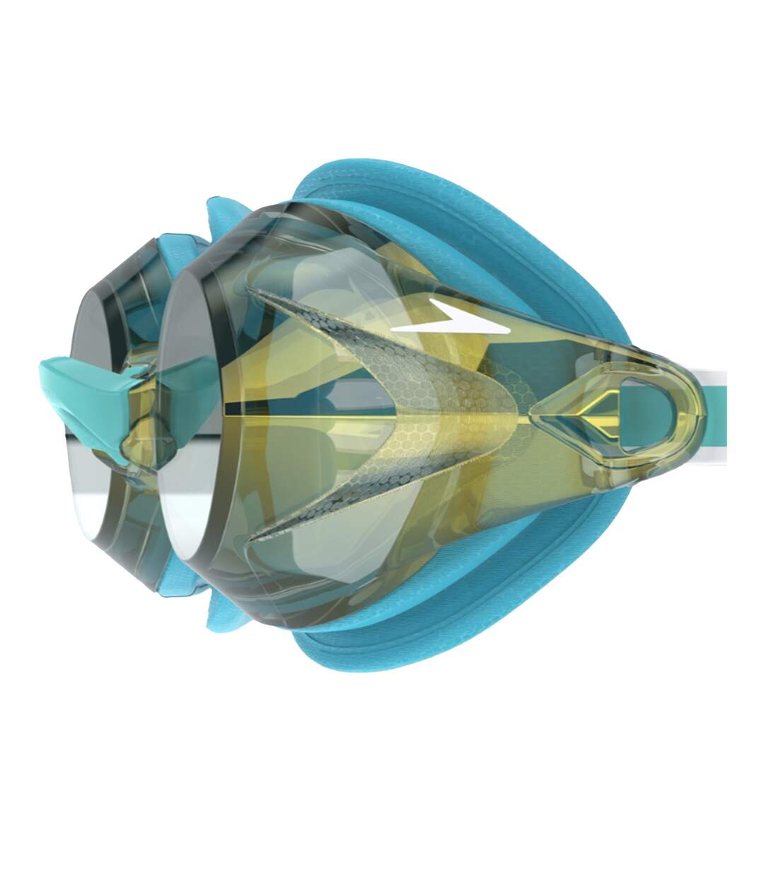 Womens/ladies Vanquisher 3.0 Mirrored Goggles Blue Speedo-2
