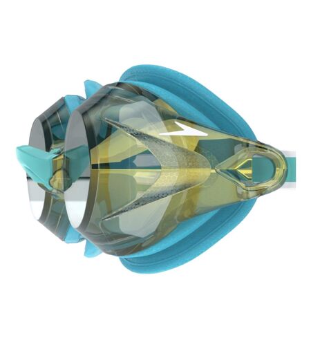 Womens/ladies Vanquisher 3.0 Mirrored Goggles Blue Speedo