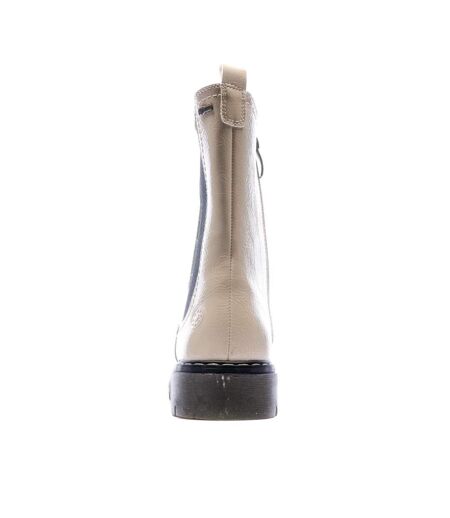 Bottines beige femme relife jeklore