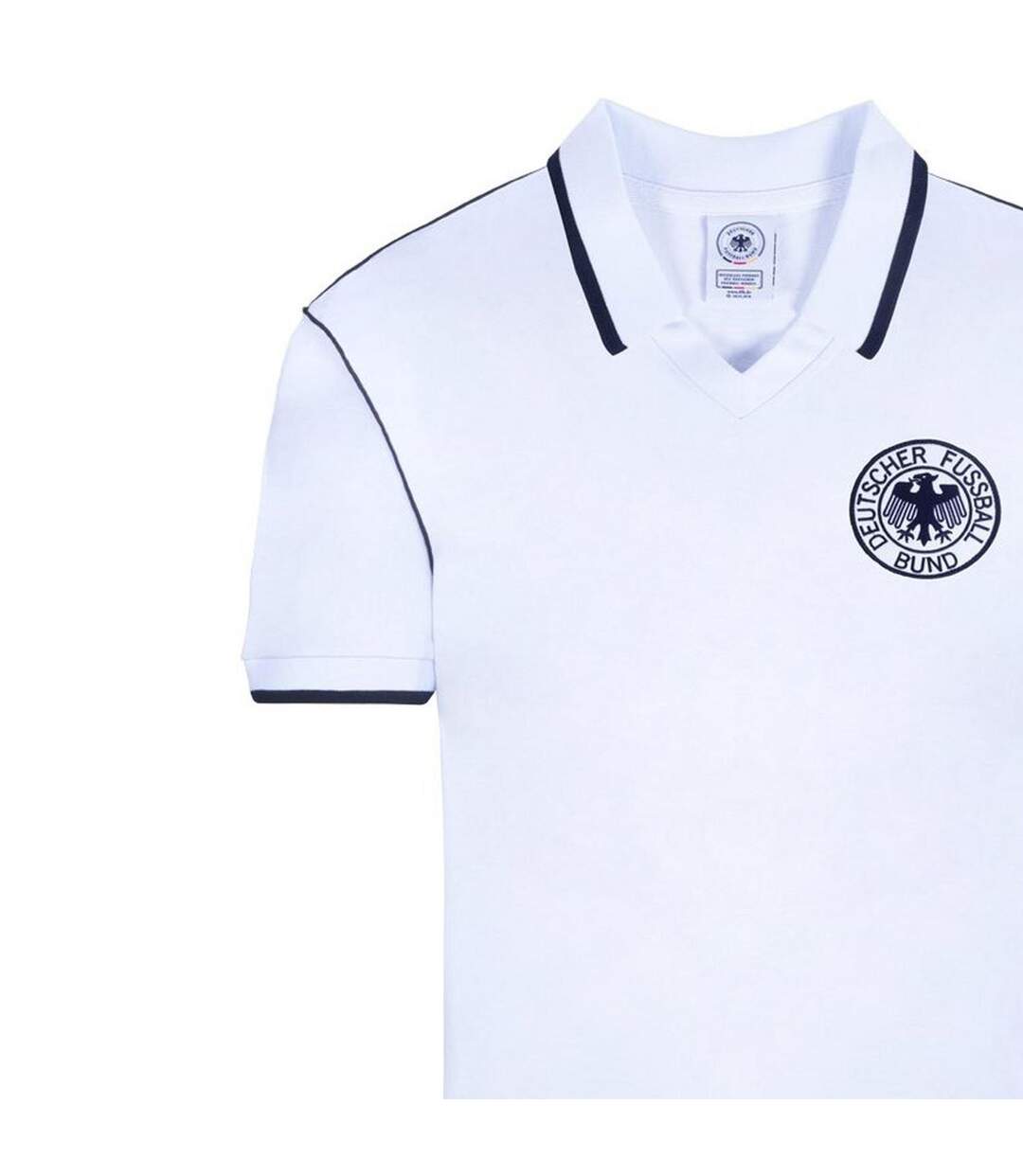 Mens 1978 World Cup Germany Dfb Football Shirt White Black Score Draw-3