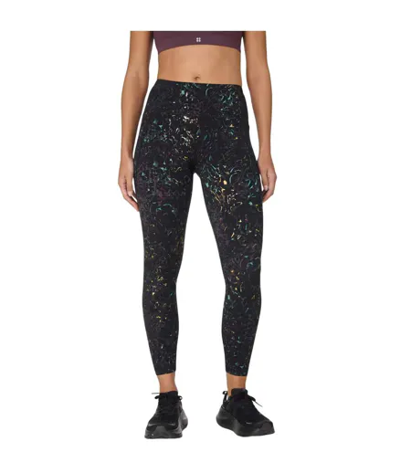Legging Entraînement Motif/style Aluminium Femme Noir Sweaty Betty