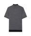Mens Diamond Knitted Tipped Polo Shirt Navy Ted Baker-3