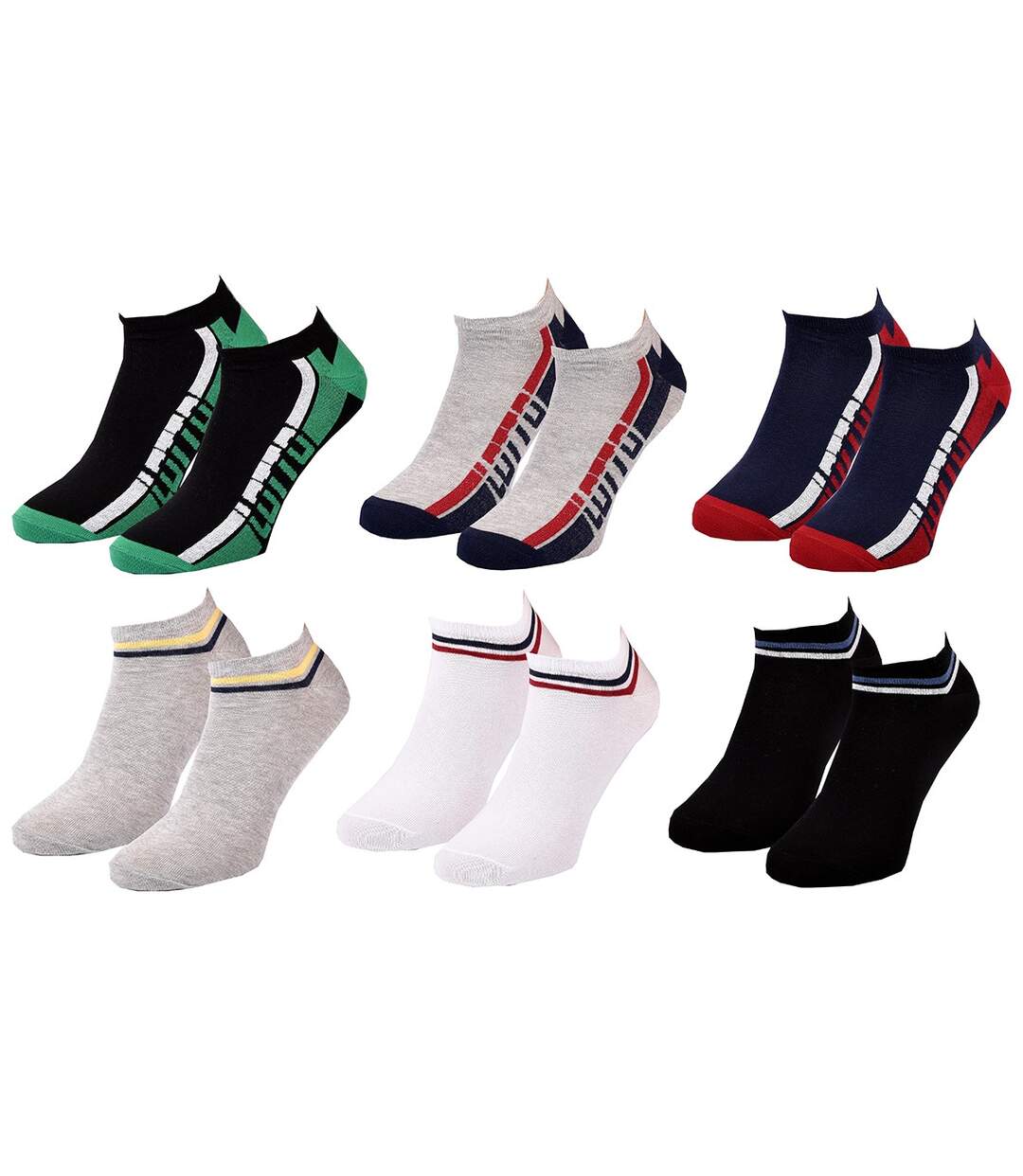 Chaussettes Homme LOTTO Pack de 6 paires SNEAKER 5962-2