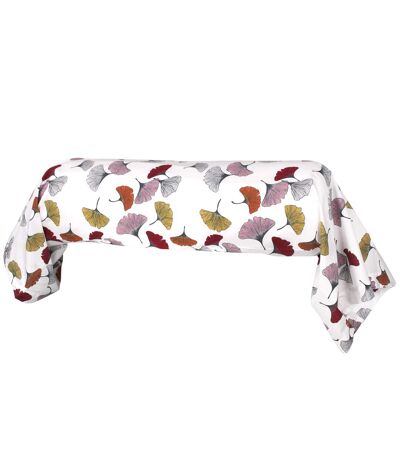 Taie de traversin percale pur coton GINKGO