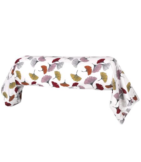 Taie de traversin percale pur coton GINKGO
