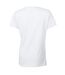 Womens/ladies Heavy Cotton T-shirt White Gildan-2