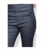 Pantalon femme coupe slim couleur dark night