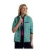 Womens/ladies tilly grid full zip fleece jacket viridis Weird Fish-3